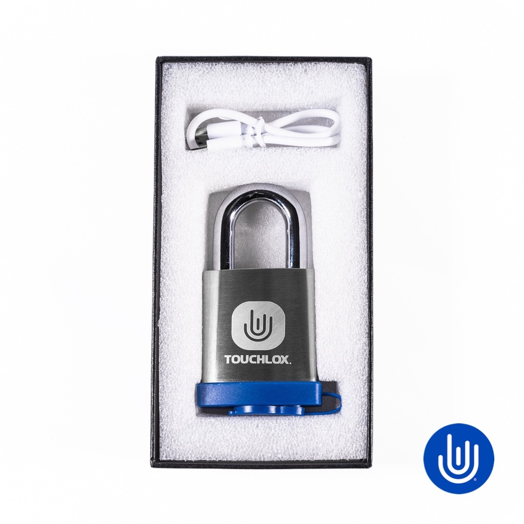 Touchlox® Biometric Fingerprint Padlock with Backup Keys